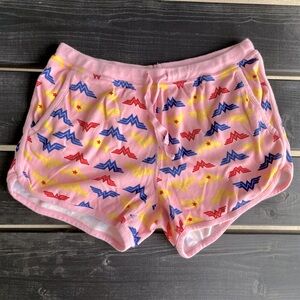 Hanna Andersson Wonder Woman Pajama Shorts Size Medium 100% Organic Cotton